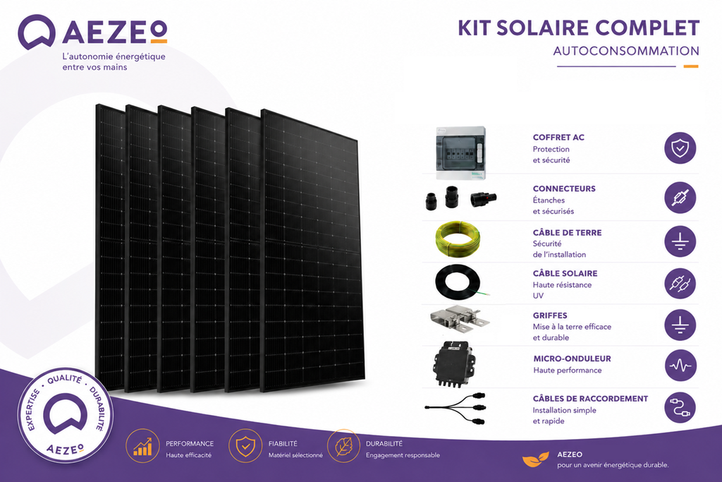 kit photovoltaïque Dualsun 3kWc micro-onduleur APS