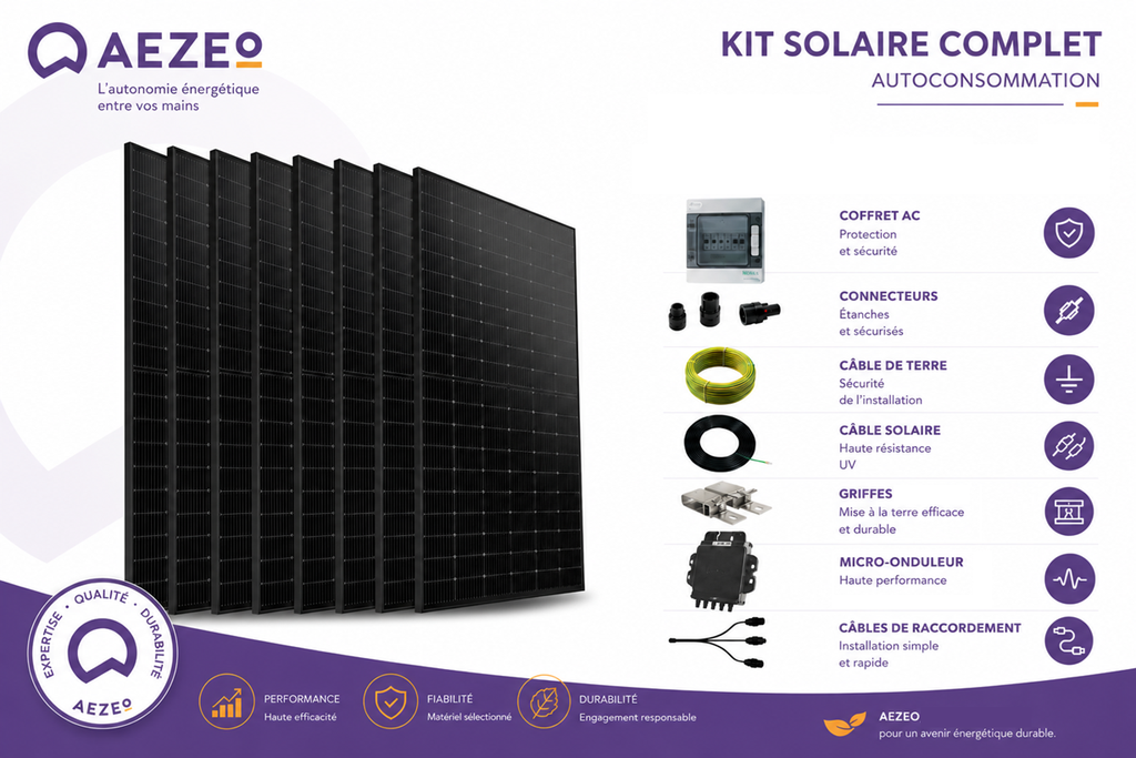 kit photovoltaïque Dualsun 4kWc micro-onduleur APS 