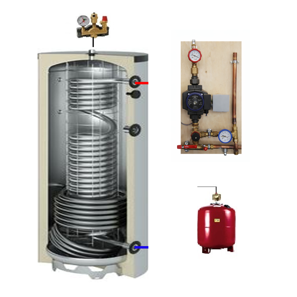 Base Système Solaire Combiné 150L