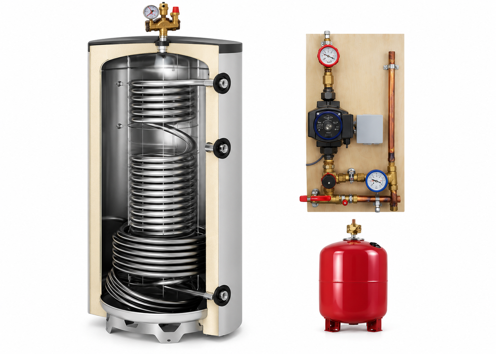 Base Système Solaire Combiné 150L