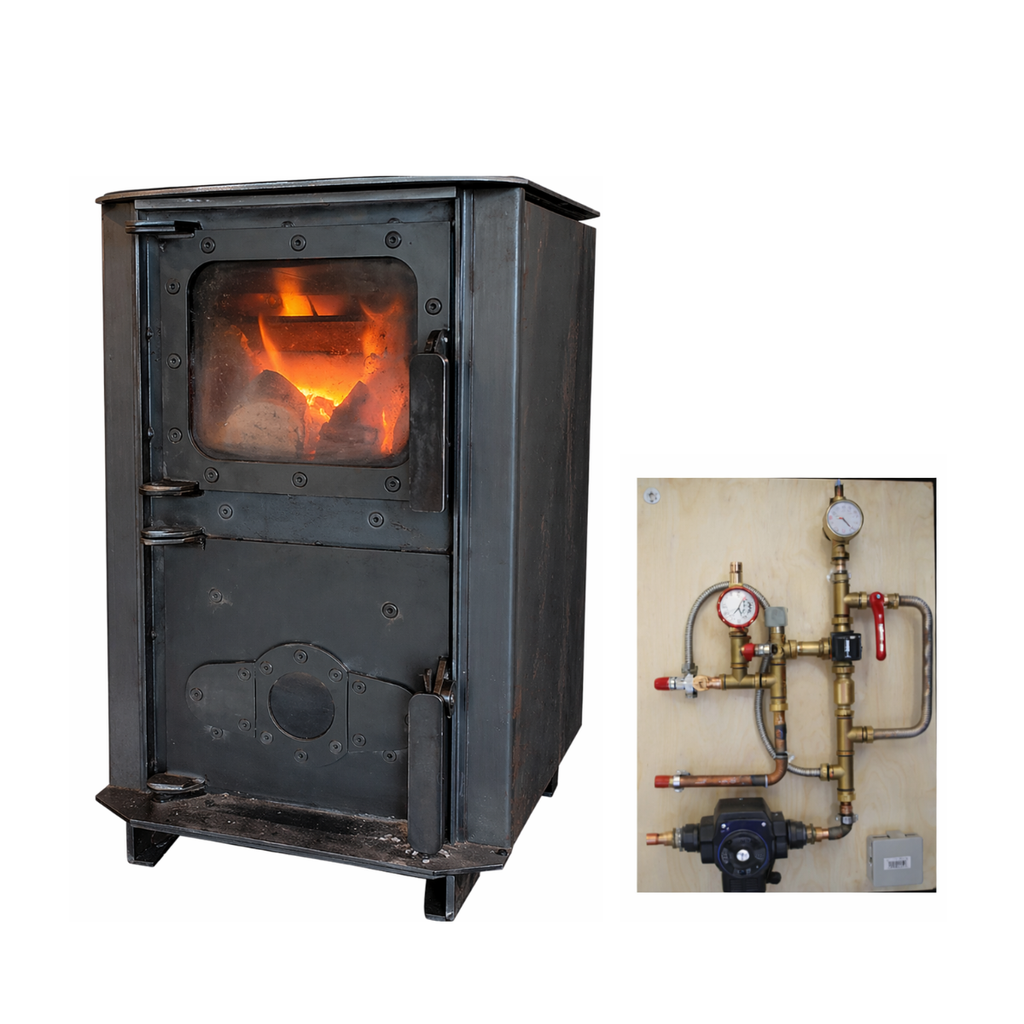 Pack poêle bouilleur à fabriquer et kits hydrauliques - Tinylus