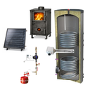 Chauffe-eau solaire 300-4m2 + poêle Tinylus à fabriquer