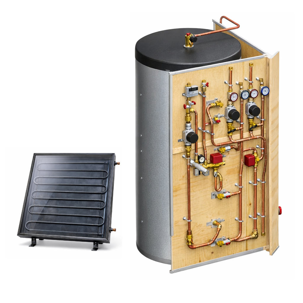 Bloc Energie Home 1000L + solaire 12m2