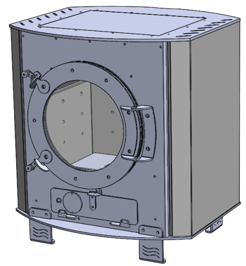 Poêle bouilleur Julius CONVECTION - KIT