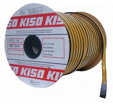 Joint de vitrage en caoutchouc autocollant au mL