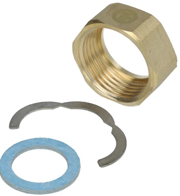 Set de raccords pour flexible inox 1" [1*raccord complet]