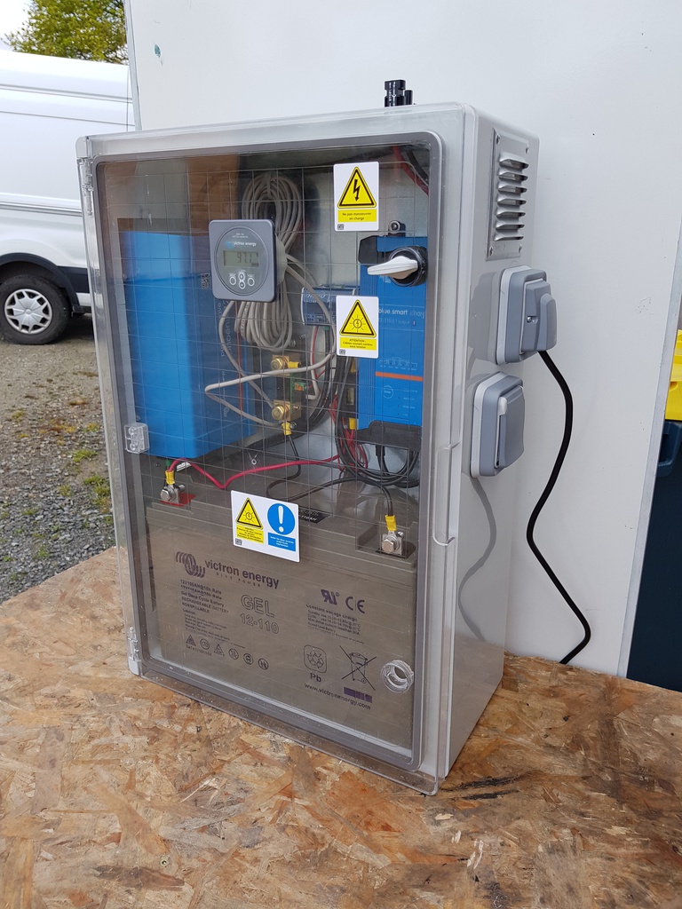 Kit Sécurité électrique Autonome 250VA 90AH coffret