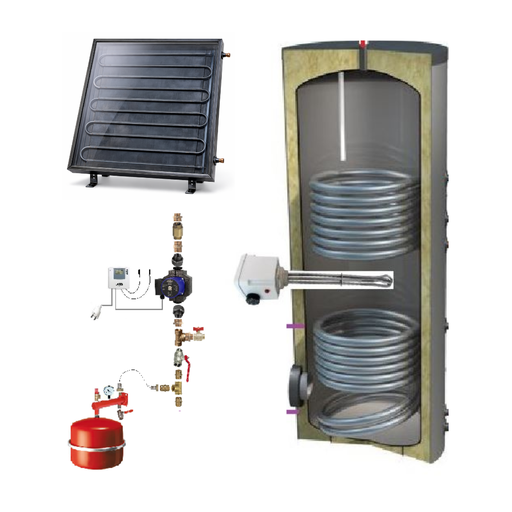 Chauffe-eau solaire 300-4m2