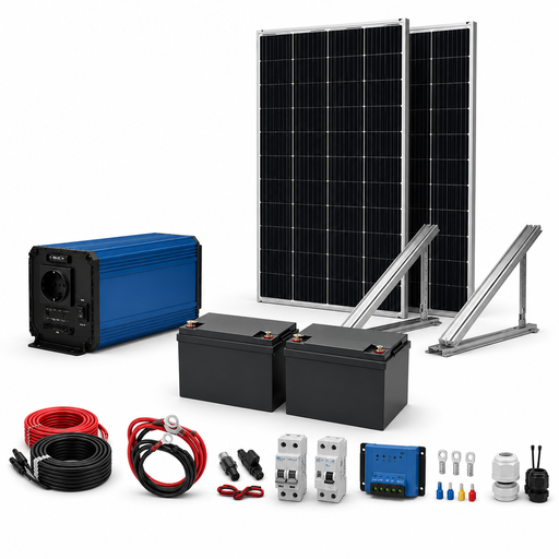 Kit sécurité électrique autonome 800VA 160AH