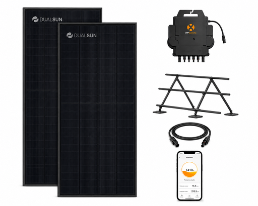 Kit Plug & Play 1kWc - Panneaux Dualsun et Micro-onduleur APSystems