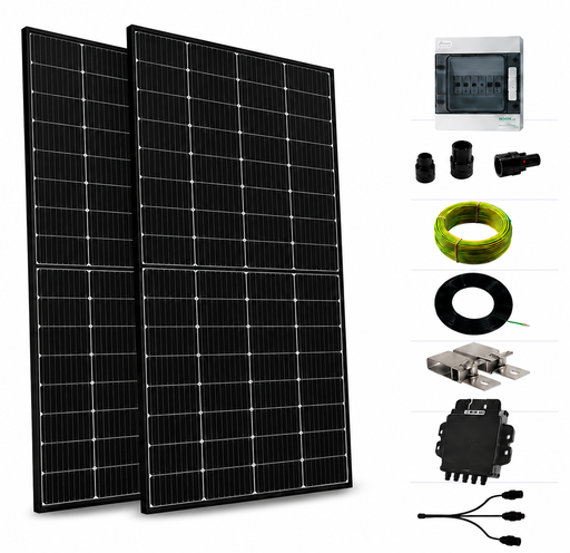 kit Plug & Play 1kWc Panneaux Dualsun et micro-onduleur APS
