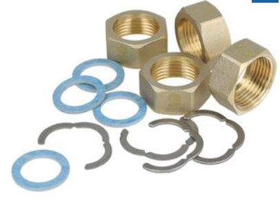 [4ECBI16] Set de raccords pour flexible inox [4* raccord complet]